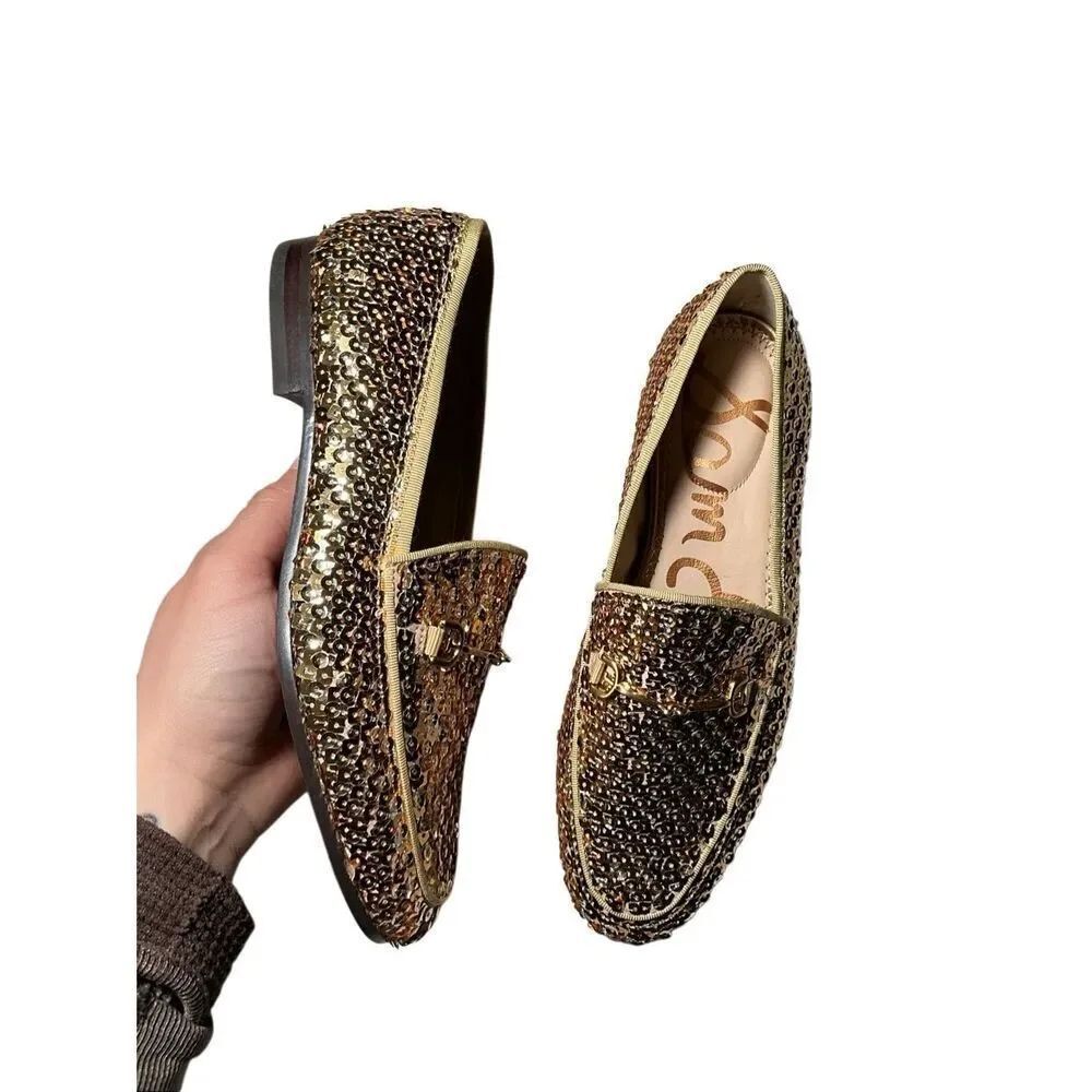 Sam Edelman | Loraine Gold Loafers